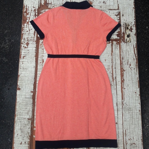Modcloth Catalogued charm knit dress peach large - Picture 3 of 5